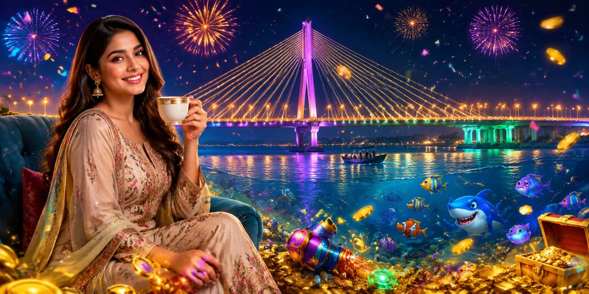 বরিশালে মাছ ধরার থিমে বাংলাদেশি খেলোয়াড়ের আনন্দময় বিনোদন