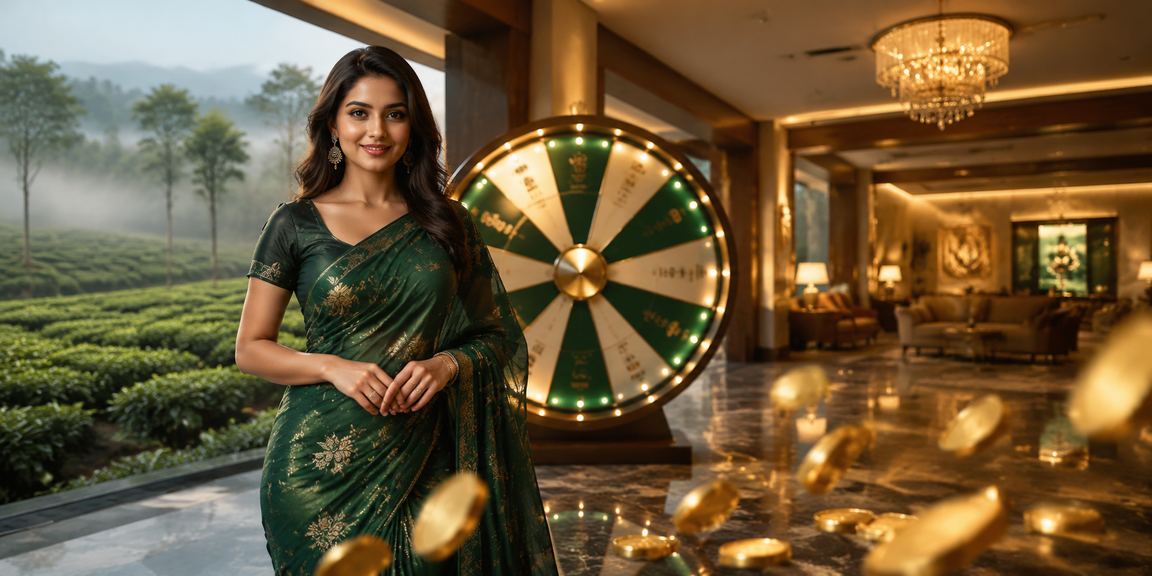 সিলেটের চা বাগানে লাকি ড্র উৎসবের দৃশ্য